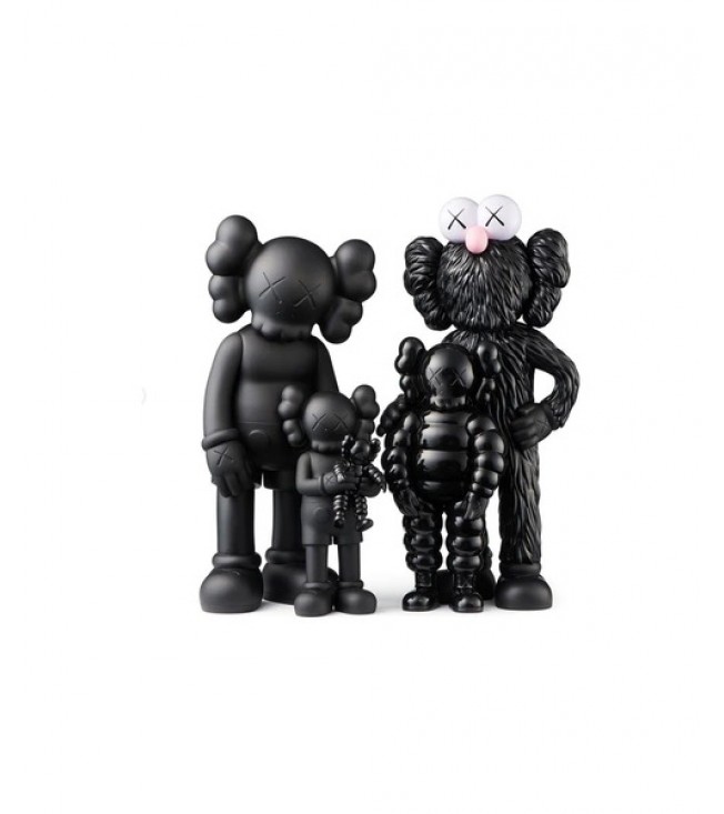 KAWS FAMILY Figures Black 