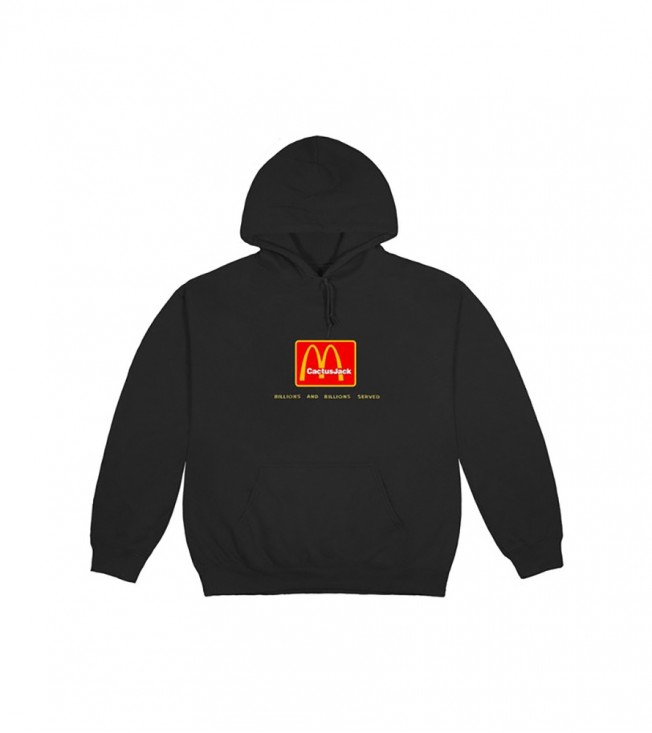 Худи Travis Scott x McDonald's Billions Served Black