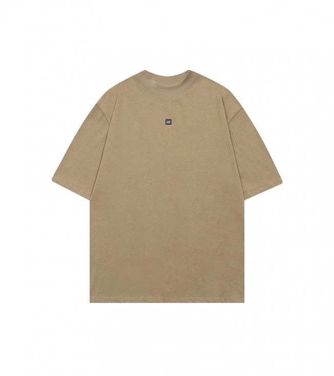 Yeezy Gap Engineered by Balenciaga Logo 3/4 Sleeve T-shirt Beige