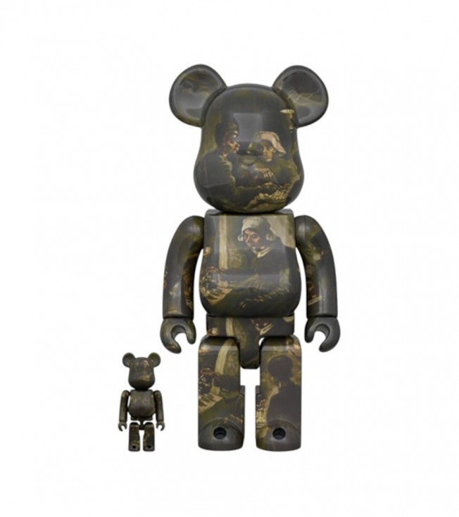 Bearbrick x Van Gogh Museum The Potato Eaters 100% & 400% Set