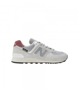 New Balance 574 Cordura Grey Brick Red