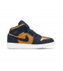 Кроссовки Air Jordan 1 Mid Obsidian Desert Ochre GS