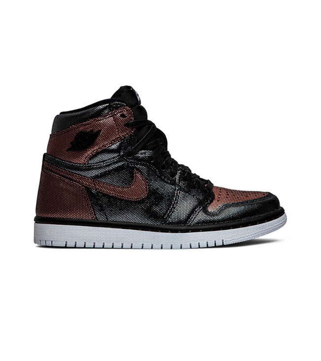 Кроссовки Jordan 1 Retro High Fearless Metallic Rose Gold WMNS