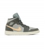 Кроссовки Air Jordan 1 Mid Grey Onyx WMNS