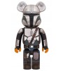 Bearbrick Star Wars The Mandalorian 1000% Chrome