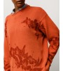 Свитер Stussy Floral Roll Neck Sweater Rust
