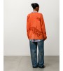 Свитер Stussy Floral Roll Neck Sweater Rust