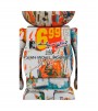 Bearbrick Andy Warhol x JEAN-MICHEL BASQUIAT #4 400%