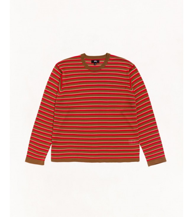 Свитер Stussy Lightweight Stripe Sweater Red