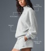 Свитшот Alo Yoga Accolade 1/4 Zip Grey