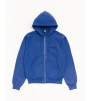 Худи Stussy Beach Roots Zip Hoodie Garment Dyed Indigo