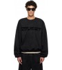 Свитшот Fear Of God Essentials Black Holiday Modern Crewneck Faux-Suede Sweatshirt