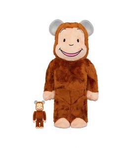 Bearbrick Curious George Classic Ver. 100% & 400% Set