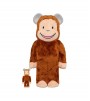 Bearbrick Curious George Classic Ver. 100% & 400% Set