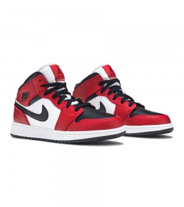 Кроссовки Air Jordan 1 Mid Chicago Black Toe GS - ???? ?20