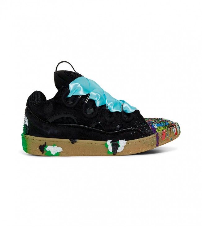 Lanvin Leather Curb Gallery Dept. Black Multi
