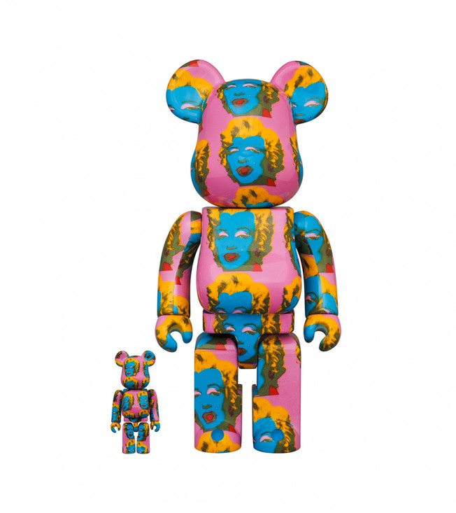 Bearbrick Andy Warhol Marilyn Monroe #2 100% & 400% Set