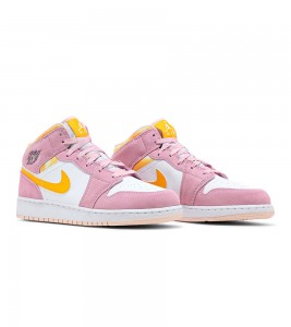 Кроссовки Jordan 1 Mid SE Arctic Pink (GS) - ???? ?20