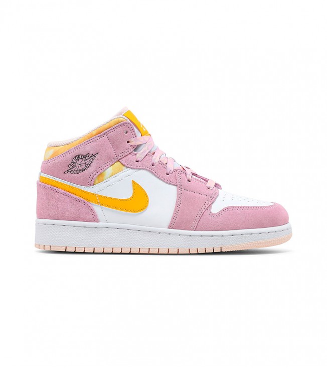 Кроссовки Jordan 1 Mid SE Arctic Pink (GS)