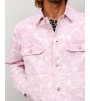 Куртка Stussy Denim Trucker Jacket Pink Hawaiian