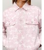 Куртка Stussy Denim Trucker Jacket Pink Hawaiian