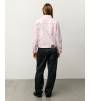 Куртка Stussy Denim Trucker Jacket Pink Hawaiian