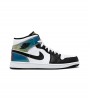 Кроссовки Jordan 1 Mid Heat Reactive