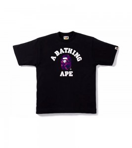 Футболка BAPE Color Camo College Tee Black/Purple