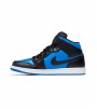 Jordan 1 Mid Black Royal Metallic