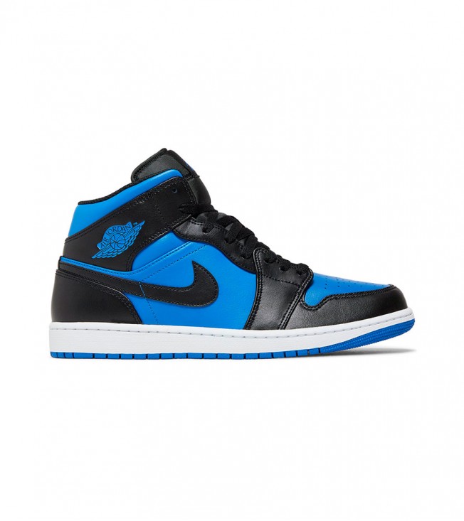 Jordan 1 Mid Black Royal Metallic