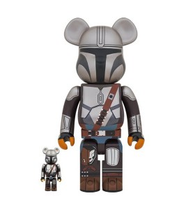 Bearbrick Star Wars The Mandalorian 100% & 400% Set