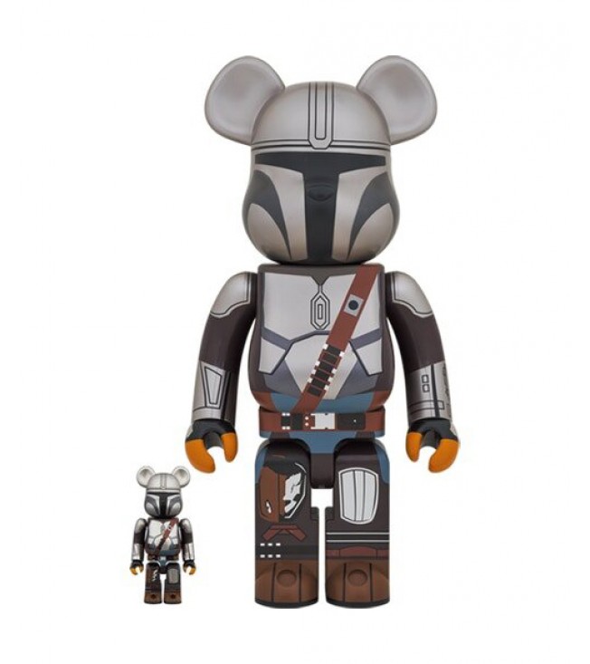 Bearbrick Star Wars The Mandalorian 100% & 400% Set