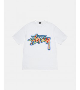 Stussy Thermal Stock Tee White