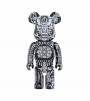 Bearbrick HR GIGER 1000% Black Chrome