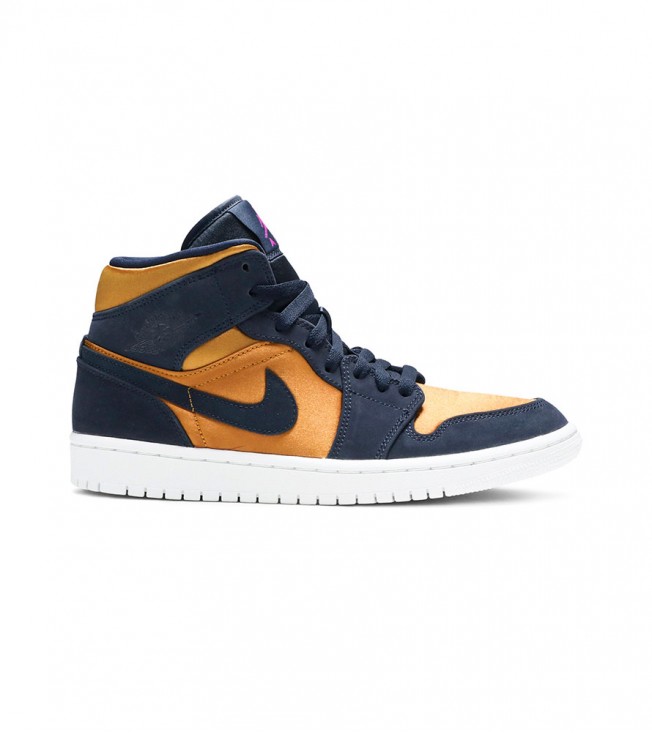Кроссовки Jordan 1 Mid Obsidian Desert Ochre