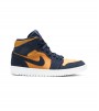 Кроссовки Jordan 1 Mid Obsidian Desert Ochre