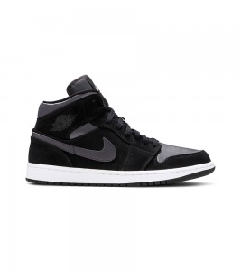 Кроссовки Air Jordan 1 Mid Nylon Black Anthracite
