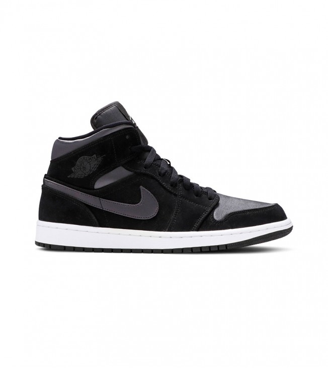 Кроссовки Air Jordan 1 Mid Nylon Black Anthracite