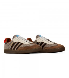 Кроссовки Adidas Samba Fox Tweed Simple Brown - Фото №2