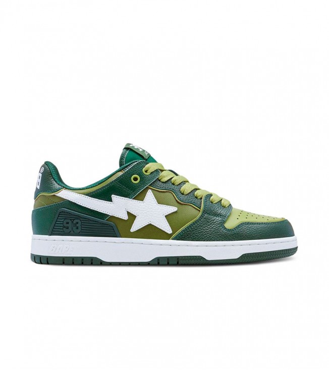A Bathing Ape Bape SK8 Sta Green White