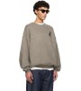 Свитер Fear Of God Essentials Brown Holiday Embroidered Merino Crewneck Sweater