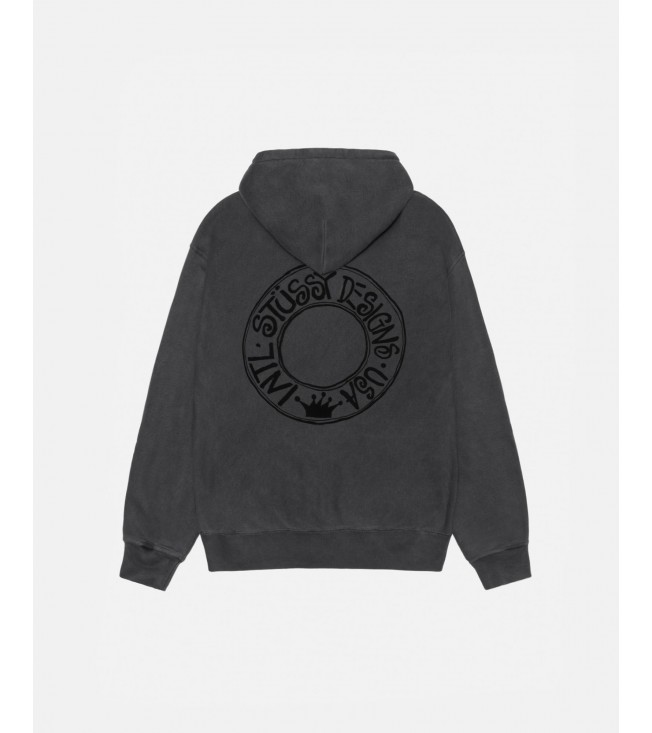 Stussy Buana Hoodie Pigment Dyed Black