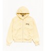 Худи Stussy Beach Roots Zip Hoodie Garment Dyed Gold
