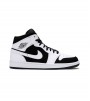 Кроссовки Air Jordan 1 Mid White Black Tuxedo
