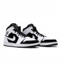Кроссовки Air Jordan 1 Mid White Black Tuxedo