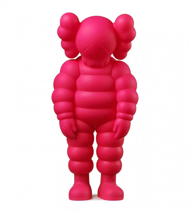 KAWS What Party Figure Pink 28 см