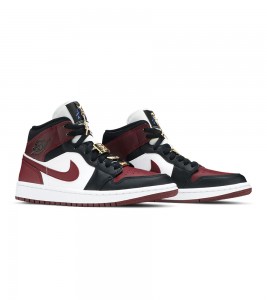 Кроссовки Jordan 1 Mid SE Black Dark Beetroot WMNS - ???? ?20