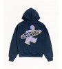 Худи Stussy Dot Surf Puff Print Zip Hoodie Navy