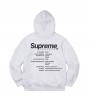 Supreme Worldwide Hooded Sweatshirt Ash Grey
