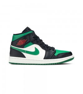 Кроссовки Air Jordan 1 Mid Green Toe
